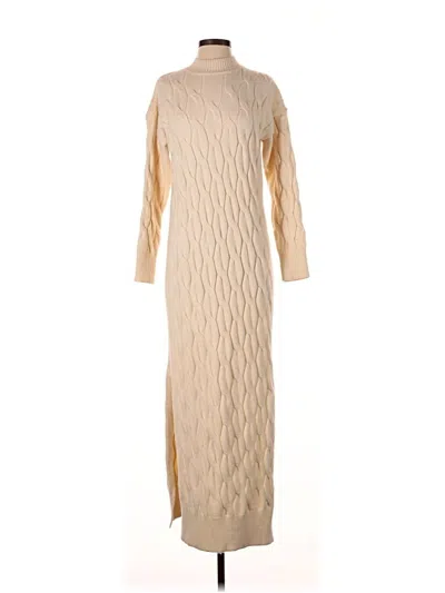 Pre-owned Line & Dot Casual Dress In Ivory
