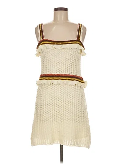 Pre-owned Line & Dot Casual Dress In Ivory