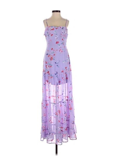 Pre-owned Line & Dot Casual Dress In Purple
