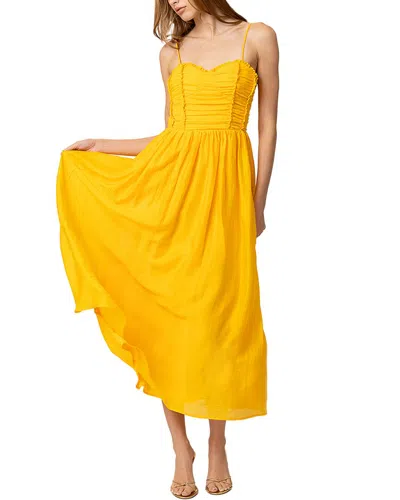 Line & Dot Celesta Maxi Dress In Yellow