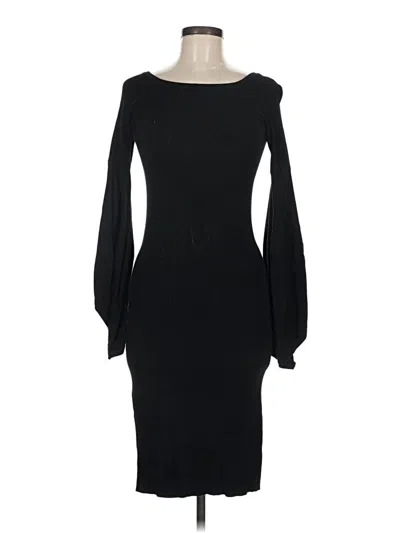 Pre-owned Line & Dot Cocktail Dress In Black