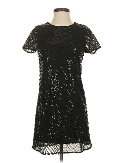 Pre-owned Line & Dot Cocktail Dress In Black