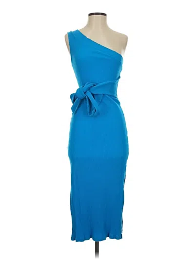 Pre-owned Line & Dot Cocktail Dress In Blue