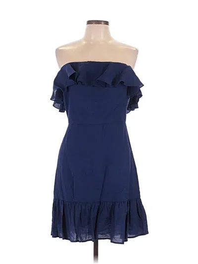 Pre-owned Line & Dot Cocktail Dress In Blue
