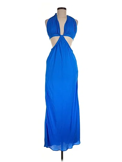 Pre-owned Line & Dot Cocktail Dress In Blue
