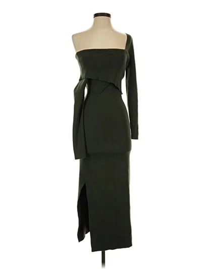 Pre-owned Line & Dot Cocktail Dress In Green
