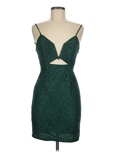 Pre-owned Line & Dot Cocktail Dress In Green