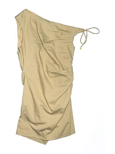 Pre-owned Line & Dot Cocktail Dress In Tan