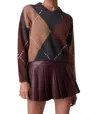 Line And Dot Cole Sweater In Charcoal Grey/multi In Multi