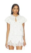 Line & Dot Corelia Top In Multi