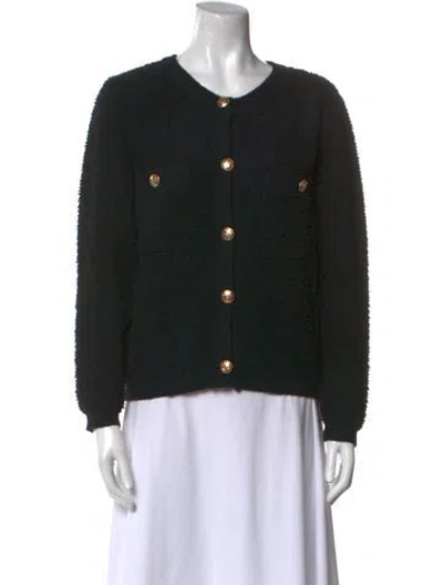 Pre-owned Line & Dot Crew Neck Sweater In Black