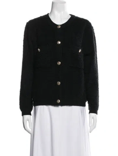Pre-owned Line & Dot Crew Neck Sweater In Black/blue