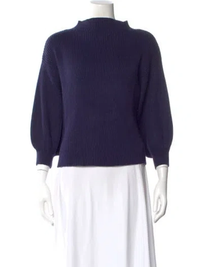 Pre-owned Line & Dot Crew Neck Sweater In Blue