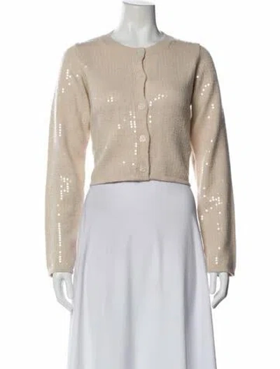 Pre-owned Line & Dot Crew Neck Sweater In Neutral