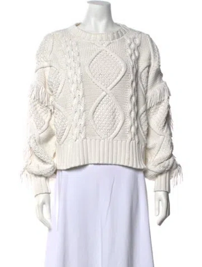 Pre-owned Line & Dot Crew Neck Sweater In Neutrals