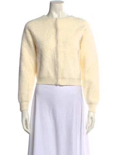 Pre-owned Line & Dot Crew Neck Sweater W/ Tags In Neutral