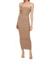 Line And Dot Cypress Maxi Dress In Mocha In Brown