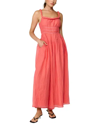Line & Dot Delmare Jumpsuit In Red