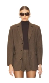 Line & Dot Dockers Blazer In Brown