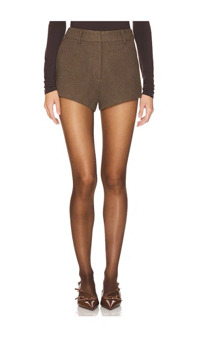 Line & Dot Dockers Micro Shorts In Cafe