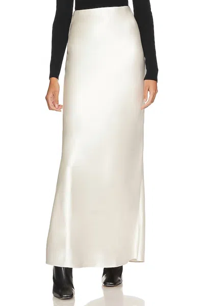 Line And Dot Dreamer Maxi Skirt In Ivory