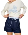 Line & Dot Eline Short In Blue