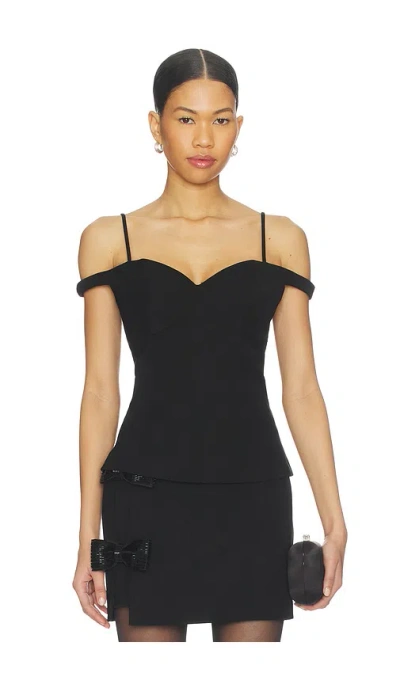 Line & Dot Elodie Top In Brown