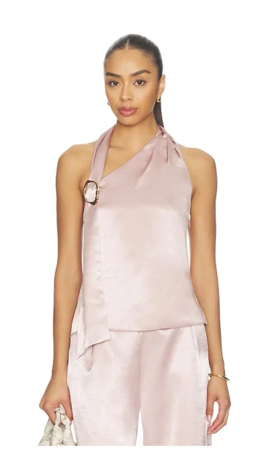 Line & Dot Elsie Top In Pink