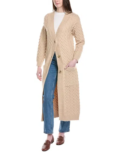 Line & Dot Emberly Cardigan In Neutral