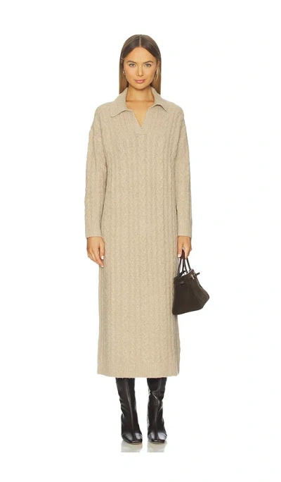 Line & Dot Emila Maxi Dress In Animal Print