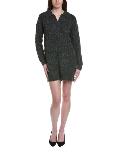 Line & Dot Ezra Sweater Dress In Black