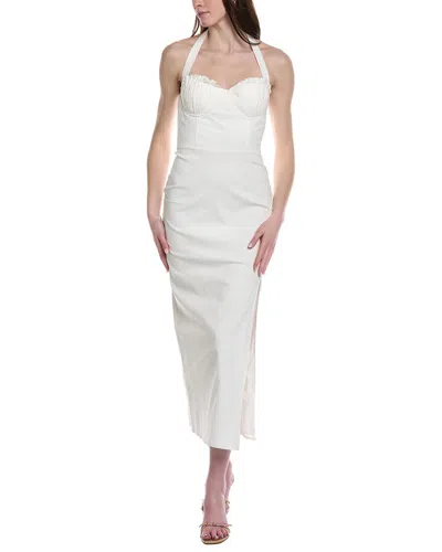 Line & Dot Fable Maxi Dress In White