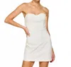 Line And Dot Fable Mini Dress In White In White