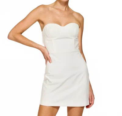 Line And Dot Fable Mini Dress In White