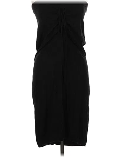 Pre-owned Line & Dot Formal Skirt In Black