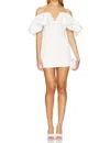 Line And Dot Goldie Mini Dress In Ivory