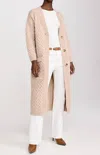 Line And Dot Isabella Long Cardigan In Oatmeal