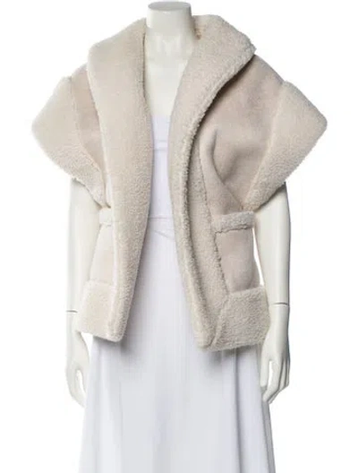 Pre-owned Line & Dot Jacket In Neutral