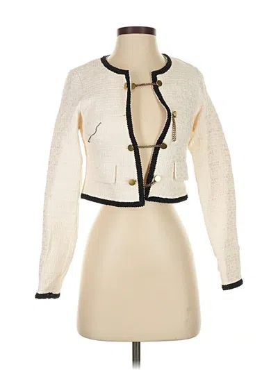 Pre-owned Line & Dot Jacket In White