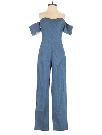 Pre-owned Line & Dot Jumpsuit In Blue