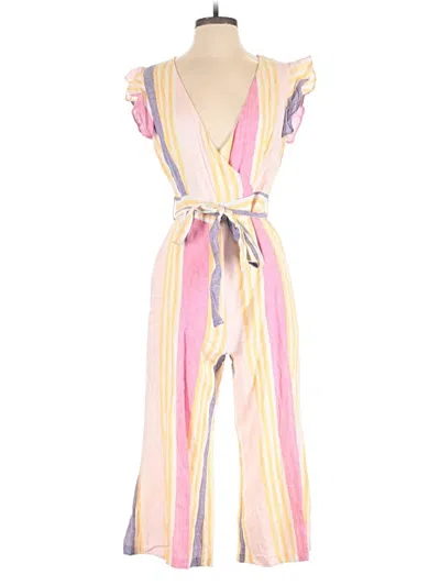 Pre-owned Line & Dot Jumpsuit In Pink