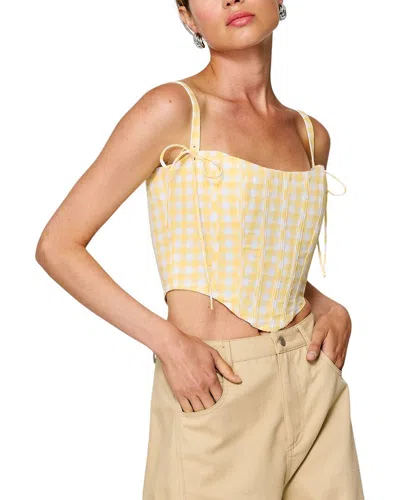 Line & Dot Junie Corset Top In Neutral