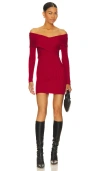 Line & Dot Karrie Dress In Red