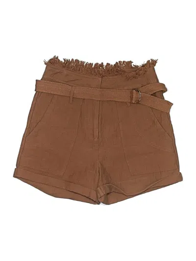 Pre-owned Line & Dot Khaki Shorts In Brown