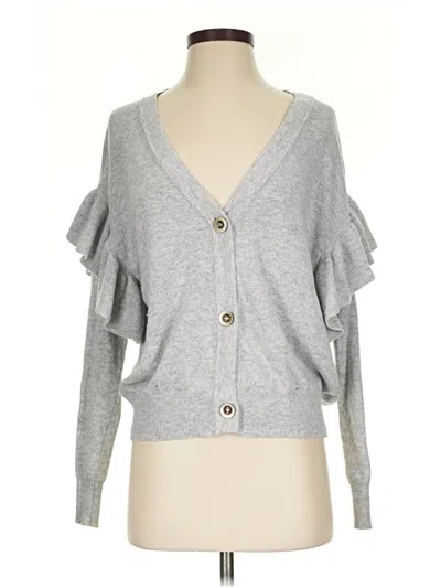 Pre-owned Line & Dot Kimono In Gray