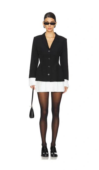 Line & Dot Kinny Blazer In Black