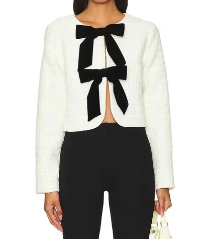 Line And Dot Kinzie Top In Ivory In Neutral