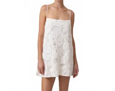 Line And Dot La Dolce Mini Dress In White