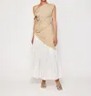 Line And Dot Laia Top Dress In Beige