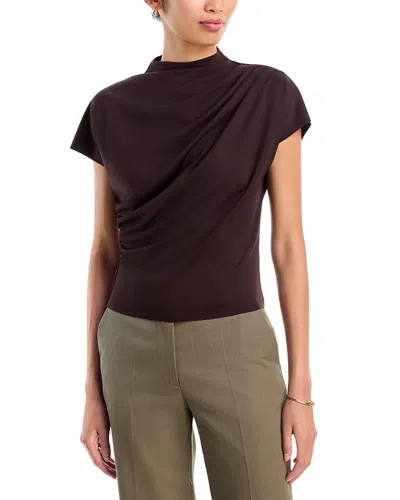 Line & Dot Lennon Top In Brown